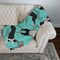 Edge Collections - 50" x 60" - Multicolor - Boston Terrier Quilted Blanket Artwork Pattern Throw Blanket - 1 Piece